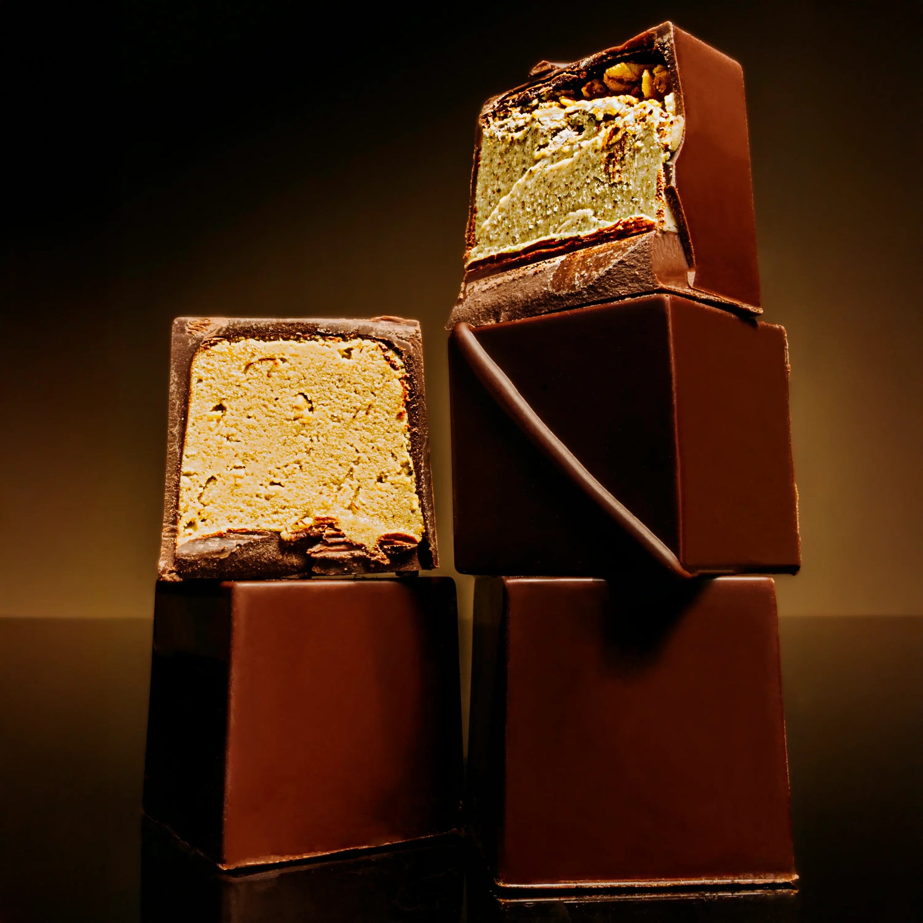 Seed Butter Praline Cubes - Classic Artisan Cubes Assortment