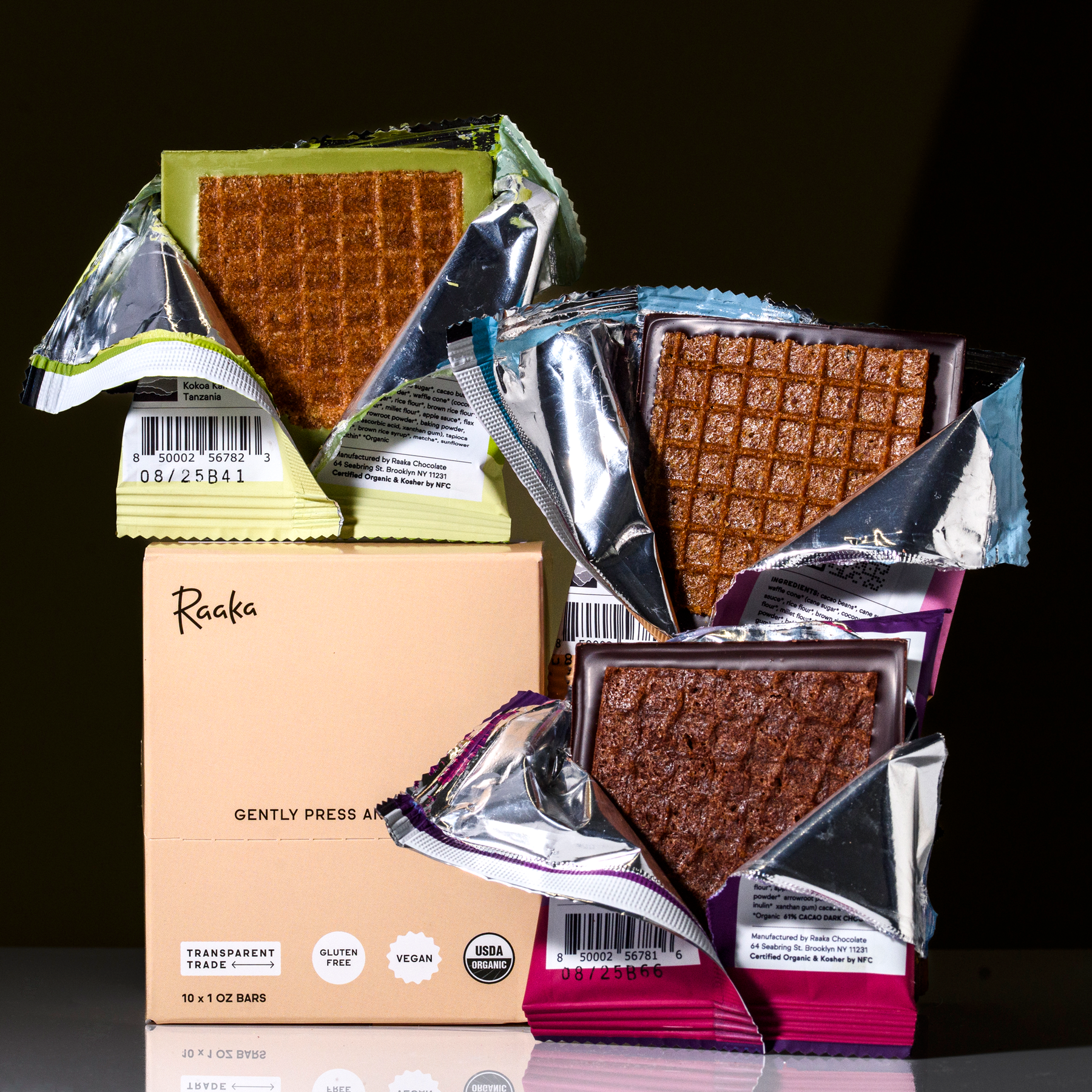 Dipped Waffle Cone Variety Box (10-Pack) - Cozy Premium Box Assortment