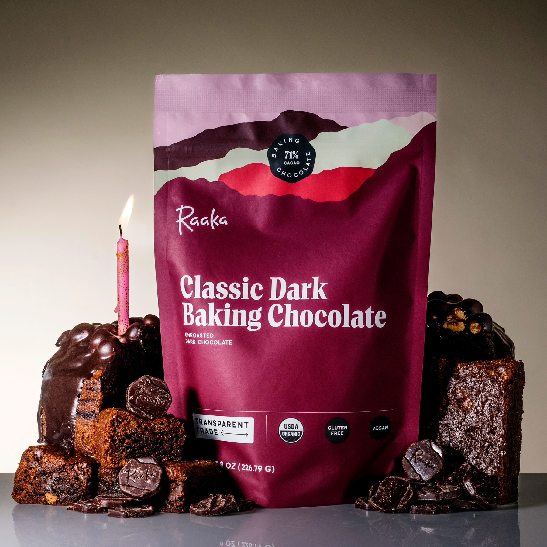 Classic Dark Baking Chocolate - Crafted Casual Chocolate Assortment