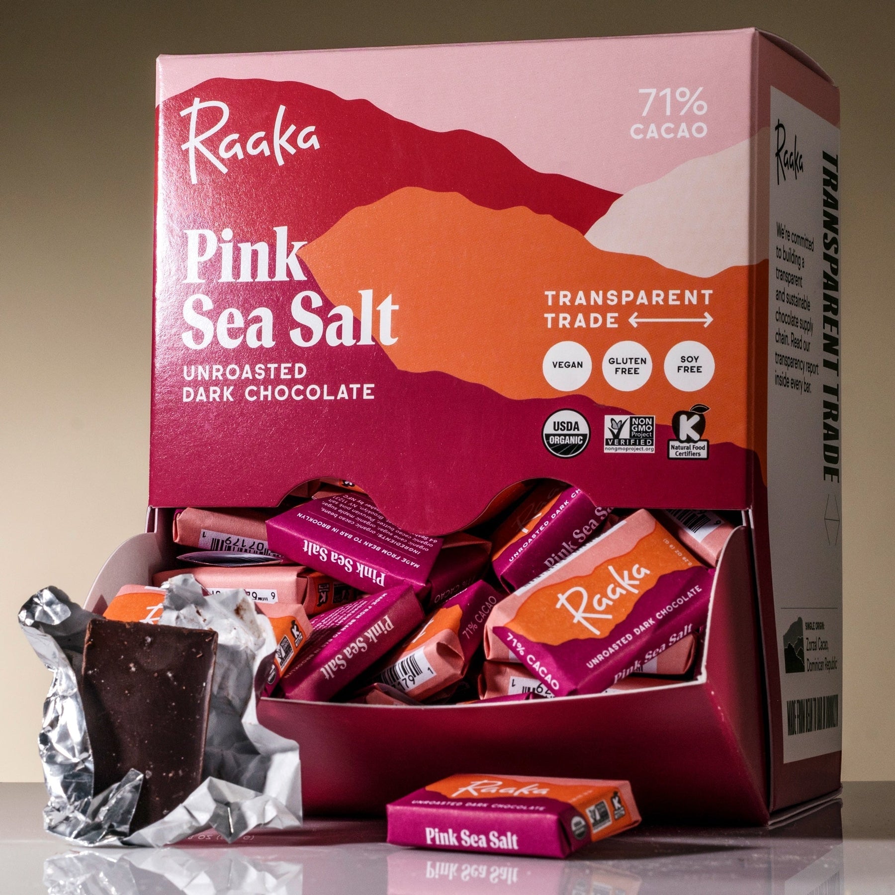 Pink Sea Salt Minis Box of 100 - Classic Discovery Minis Assortment